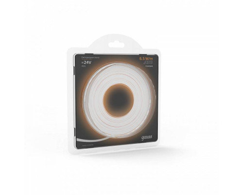 Лента светодиодная Gauss Black 14 Вт/м 24 В IP20 3000 К 5 м 311000165