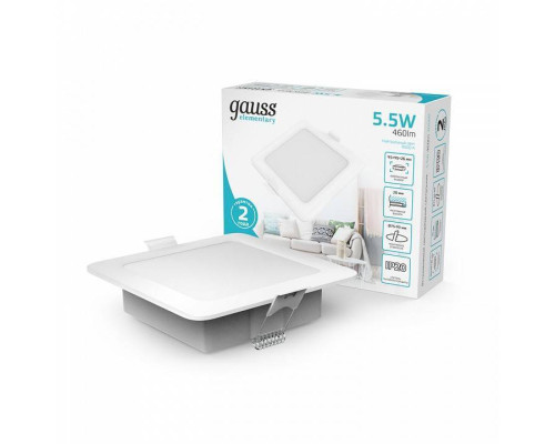 Встраиваемый светильник Gauss Elementary 998420205