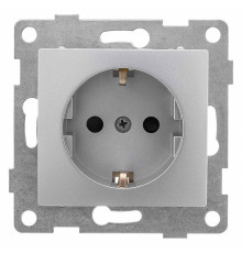 Розетка с заземлением и со шторкой, без рамки Gusi Electric BRAVO С10Р4-004