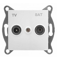 ТВ-розетка и SAT-розетка оконечная без рамки Gusi Electric UGRA С11TS1-028