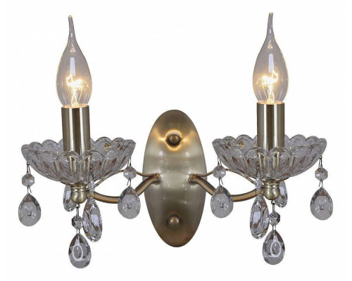 Бра ILLUMICO CASTOR IL0265-2WSQ-24 AB CASTOR