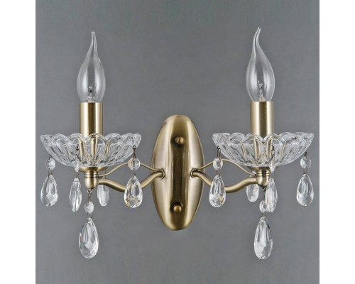 Бра ILLUMICO CASTOR IL0265-2WSQ-24 AB CASTOR