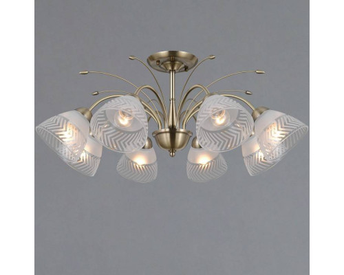 Люстра на штанге ILLUMICO AREZZO IL0594-8CSQ-25 AB