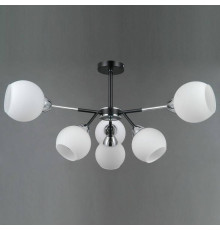Люстра на штанге ILLUMICO LIBRA IL0715-6CSQ-24 BK CR LIBRA