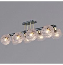 Люстра на штанге ILLUMICO  IL0794-8CSQ-25BKAB ELITE