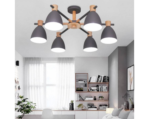 Люстра на штанге Imperiumloft Folke Gray FOLKE01