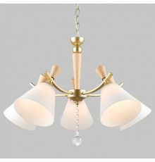 Подвесная люстра Imex MD.6132 MD.6132-5-P-GD+WOOD