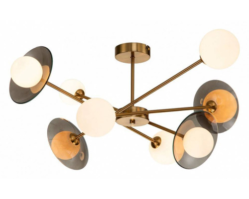 Люстра на штанге Indigo Jazz 11020/8C Brass