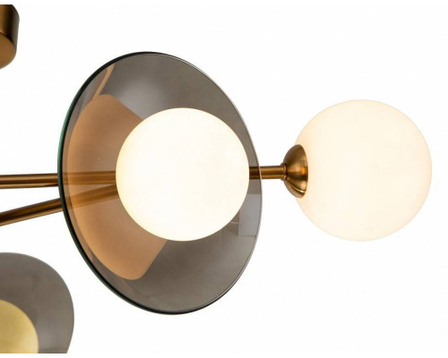 Люстра на штанге Indigo Jazz 11020/8C Brass