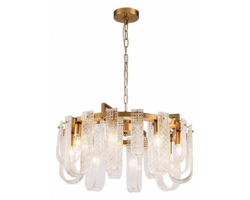 Подвесная люстра Indigo Brina 12027/8P Brass