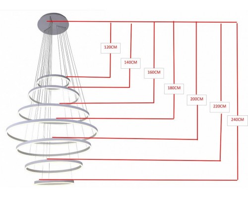 Подвесной светильник Kink Light Тор 08537,01(4000K)