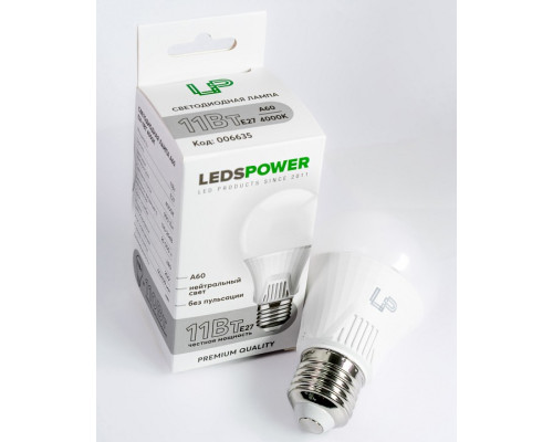 Лампа светодиодная LEDS POWER A60 006635