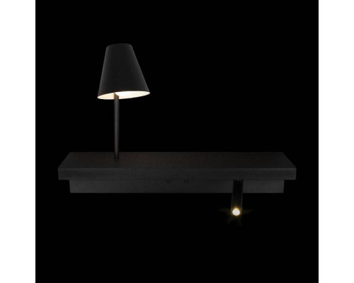 Бра с полкой Loft It Shelf 10216/2W Black