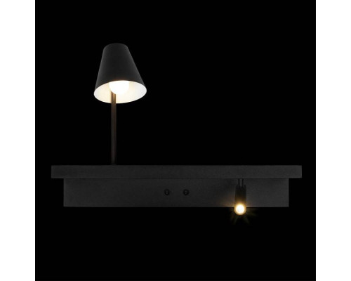 Бра с полкой Loft It Shelf 10216/2W Black