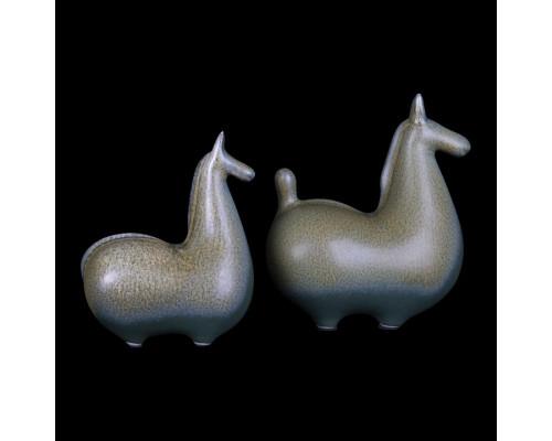 Набор из 2 статуэток Loft it Horse 10283 Green (2 pcs)