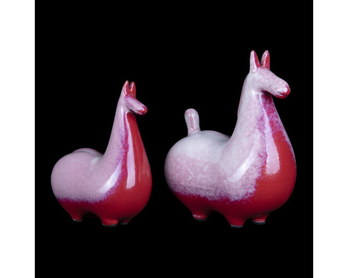 Набор из 2 статуэток Loft it Horse 10283 Red (2 pcs)