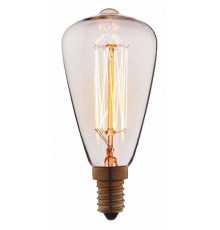 Лампа накаливания Loft it Edison Bulb E14 40Вт K 4840-F