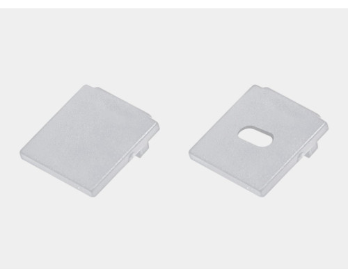 Заглушка для профиля Lumker  LS-12-SI-ECS