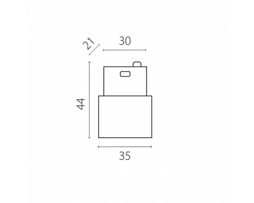 Накладной светильник Lightstar Uno 209437