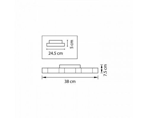 Накладной светильник Lightstar Favo LED 750072