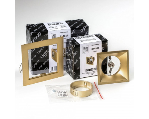 Встраиваемый светильник Lightstar Domino D51303GMOD