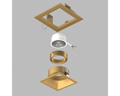 Встраиваемый светильник Lightstar Domino D51303GMOD