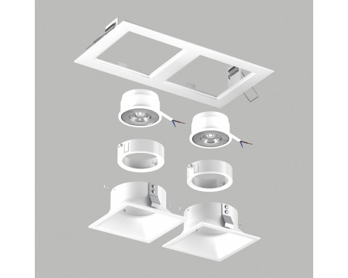 Встраиваемый светильник Lightstar Domino D5260606WMOD