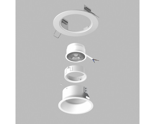 Встраиваемый светильник Lightstar Domino D61607BMOD