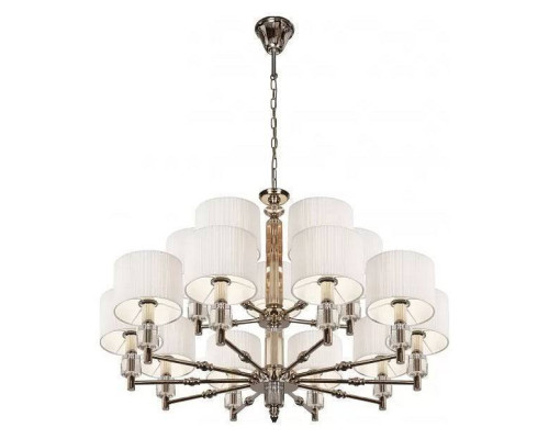 Подвесная люстра iLamp Alexa P2404-10+5 Nickel