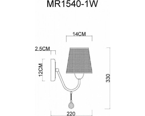 Бра MyFar Kant MR1540-1W