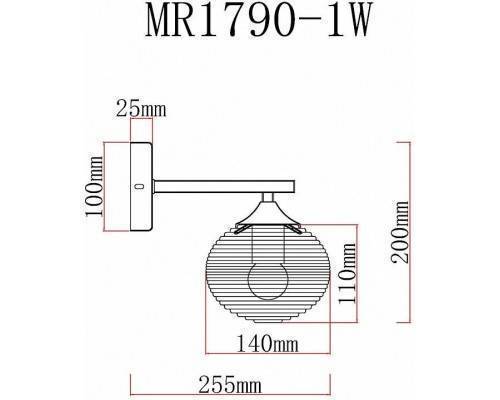 Бра MyFar Gloria MR1790-1W