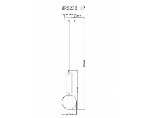 Подвесной светильник MyFar Pierre MR2230-1P