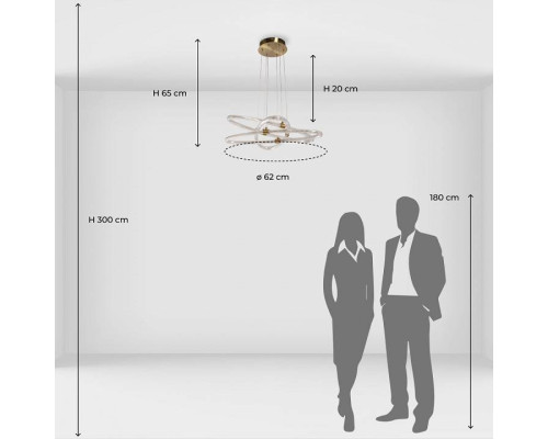 Подвесной светильник De City Мадлен 424017201
