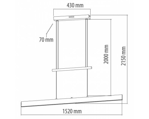Подвесной светильник DeMarkt Ральф 7 675013603