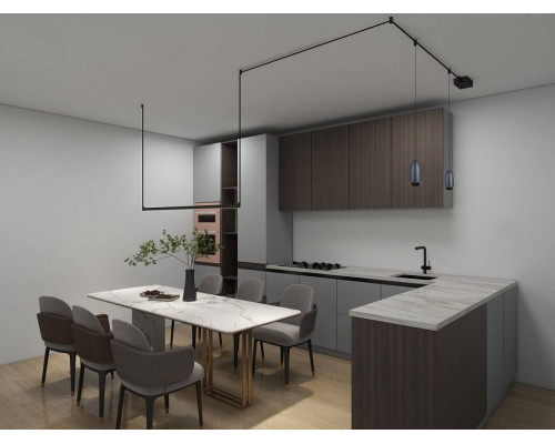 Комплект трековой системы DeMarkt Флекси 3 спота черный 852013203