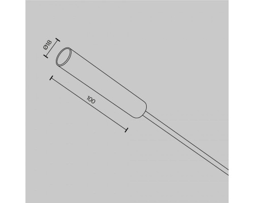 Заглушка для модуля Maytoni Accessories for system Axity CA003EC-BS