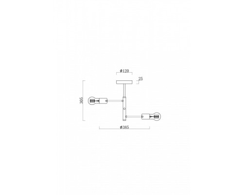 Люстра на штанге Freya Matis FR4010CL-03GB