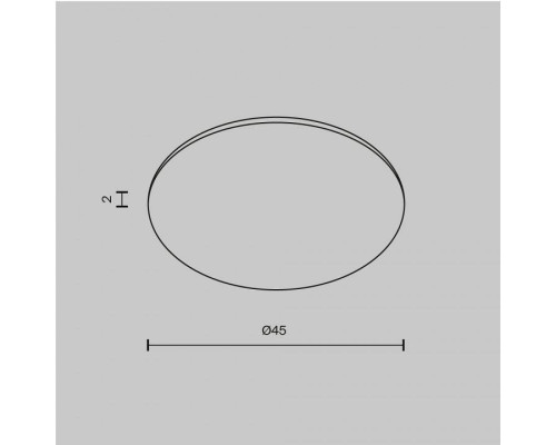 Линза Maytoni Dip Glass001-D45