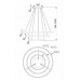 Подвесной светильник Maytoni Rim MOD058PL-L100W4K