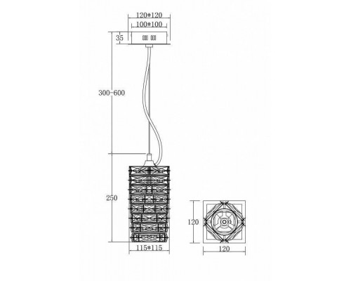 Подвесной светильник Maytoni Coil MOD124PL-L3CH3K