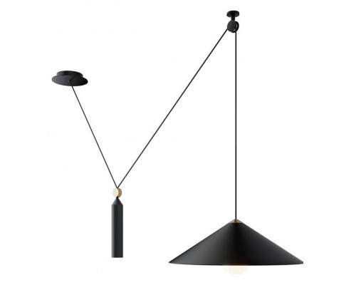 Подвесной светильник Maytoni Peso 1xGU10 черный P080PL-01B