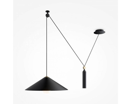 Подвесной светильник Maytoni Peso 1xGU10 черный P080PL-01B