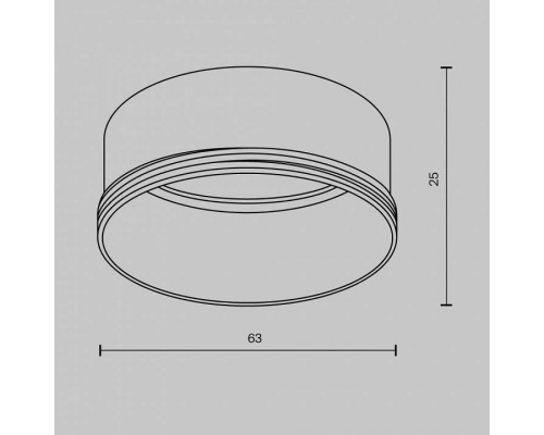 Кольцо декоративное Maytoni Focus LED RingL-20-W