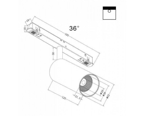 Светильник на штанге Maytoni Focus LED TR032-2-12W3K-M-B