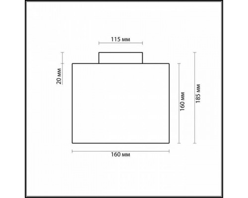 Накладной светильник Odeon Light Cross 2407/1C