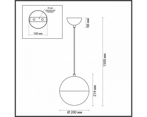 Подвесной светильник Odeon Light Pinga 4958/1A