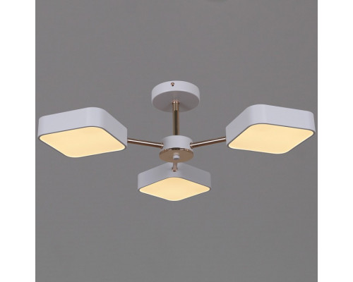 Люстра на штанге De Markt 03360-0.3-03 3 лампы белый золото 03360-0.3-03 WH+FGD