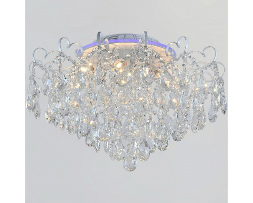 Люстра на штанге De Markt 04024-0.3-07 WH+SILVER PN+RGB