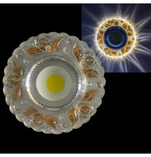 Встраиваемый светильник  42236-9.0-001PL MR16+LED3W CL/TEA