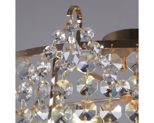 Люстра на штанге De Markt Сити 8xG9 золото 90192-0.3-08 FGD